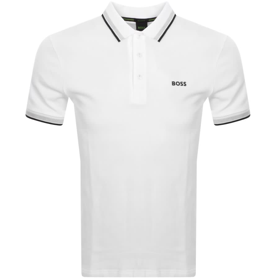 BOSS Paddy Polo T Shirt White | Mainline Menswear