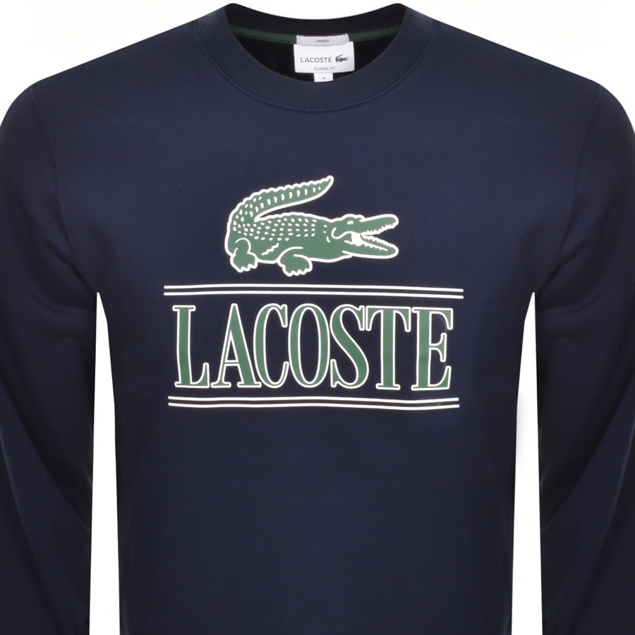 Lacoste large logo store sweatshirt