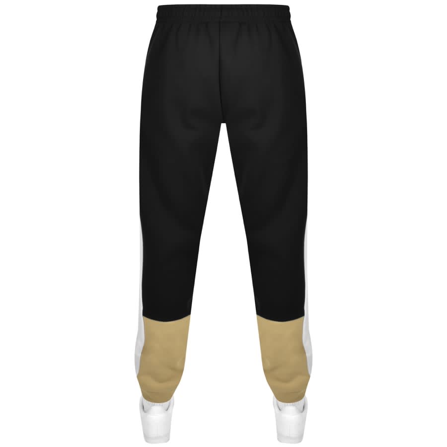 Black lacoste track pants clearance