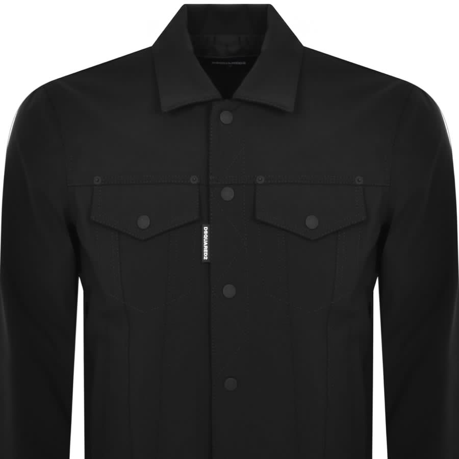 Black denim jacket mens designer cheap