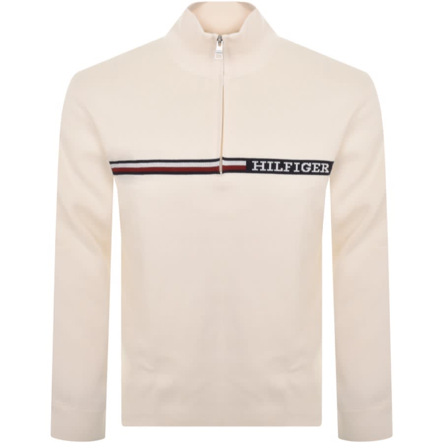 Tommy hilfiger half zip on sale sweatshirt