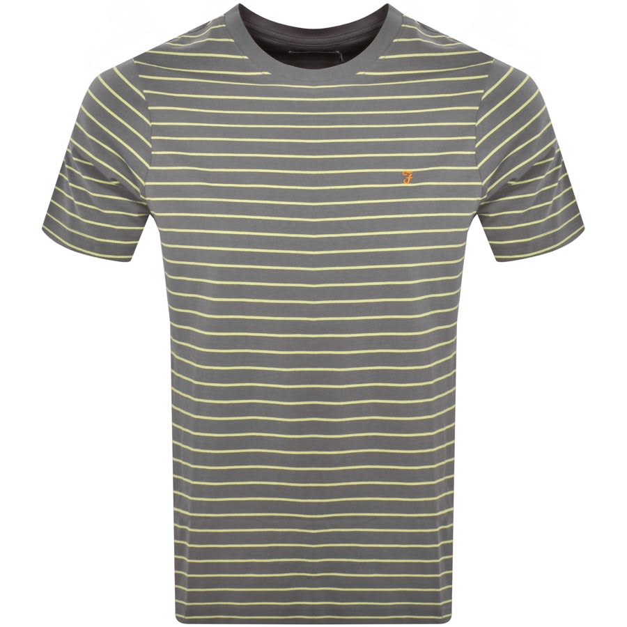 Farah Vintage Oakland T Shirt Grey