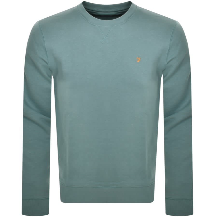 Farah Vintage Tim New Crew Sweatshirt Blue