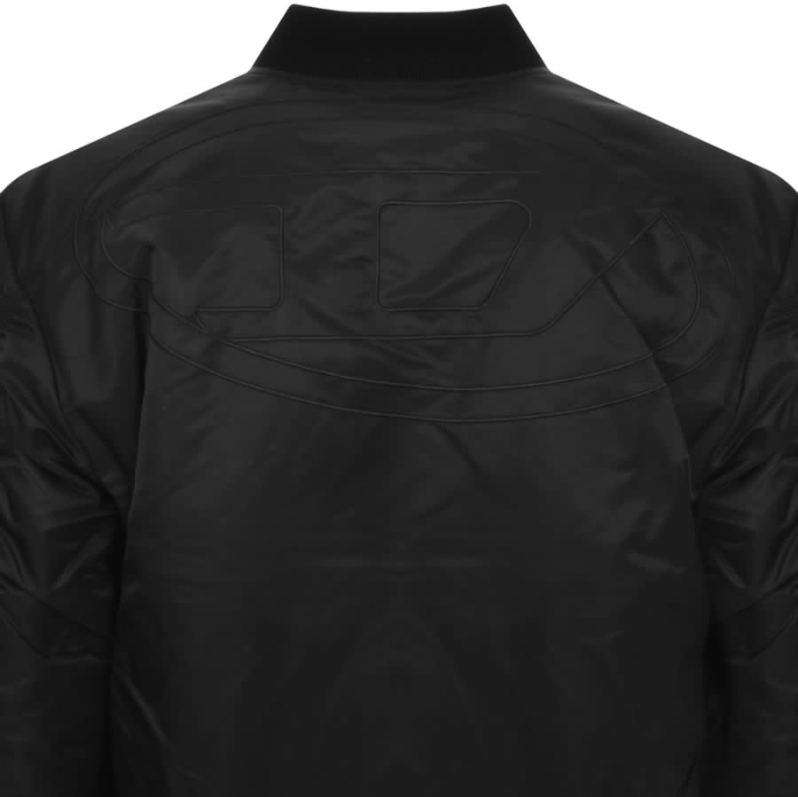 Diesel Logo J Mattan Reversible Jacket Black Mainline Menswear