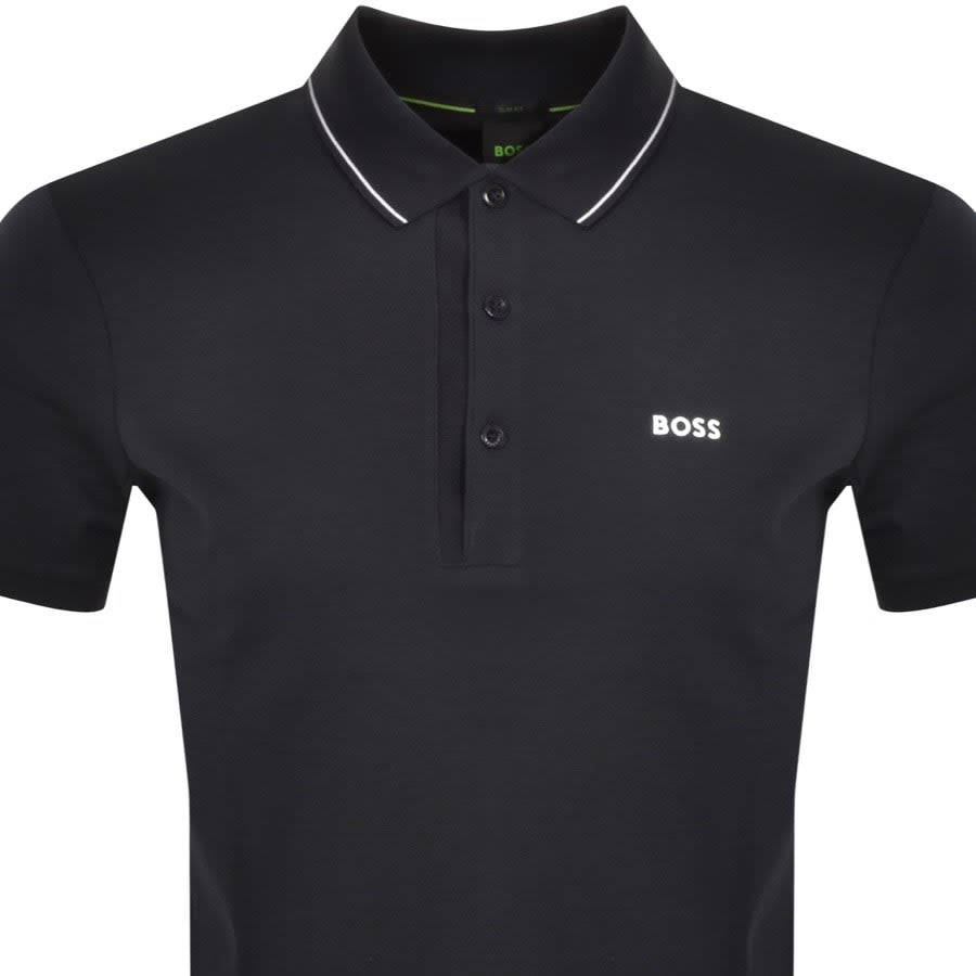 BOSS Paule Polo T Shirt Navy