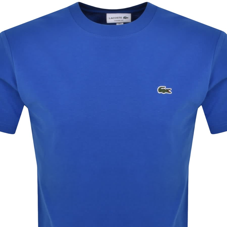 Royal blue lacoste cheap t shirt