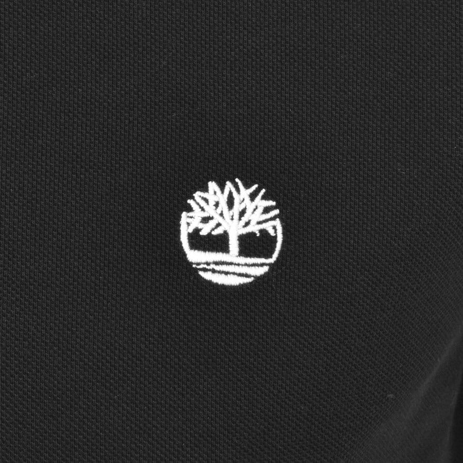 Timberland Basic Short Sleeved Polo T Shirt Black Mainline