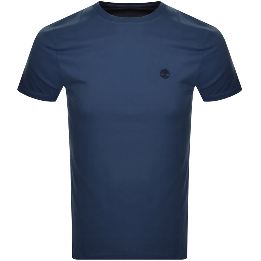 Timberland Badge Logo T Shirt Blue | Mainline Menswear