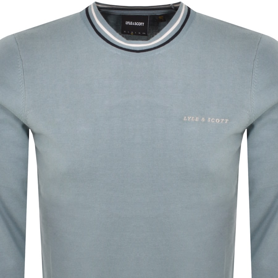 Lyle and scott light blue jumper hotsell