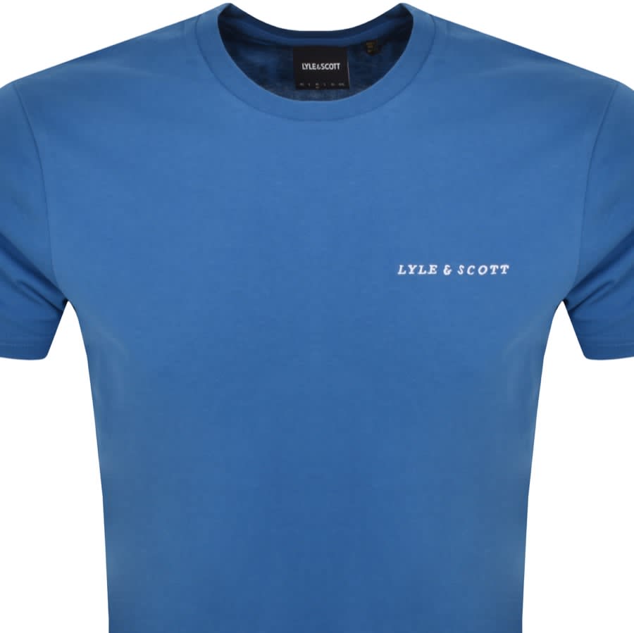 Lyle and scott shop t shirt blue