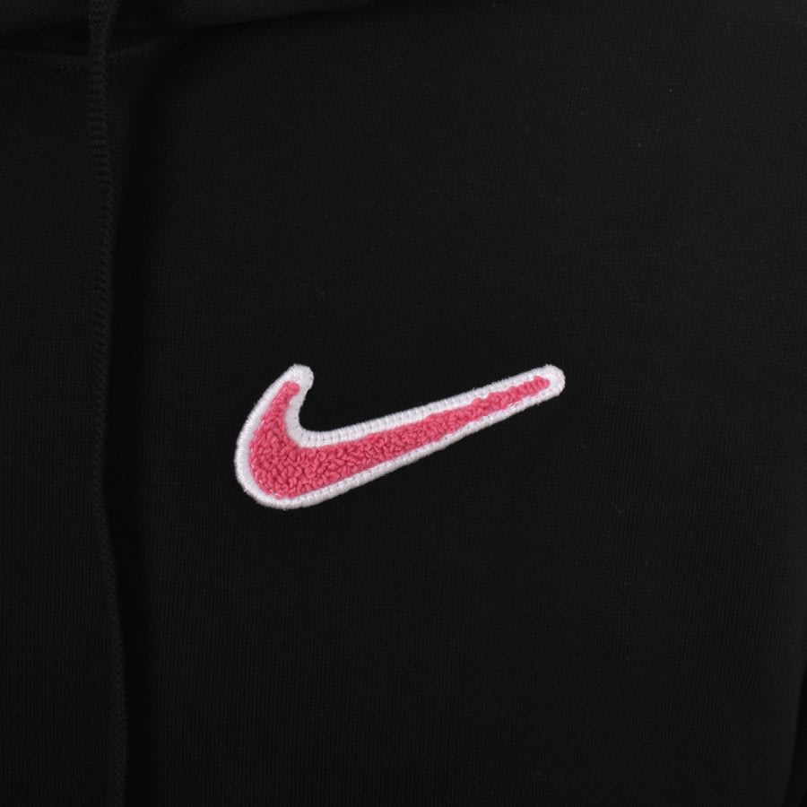 Black nike pink swoosh on sale