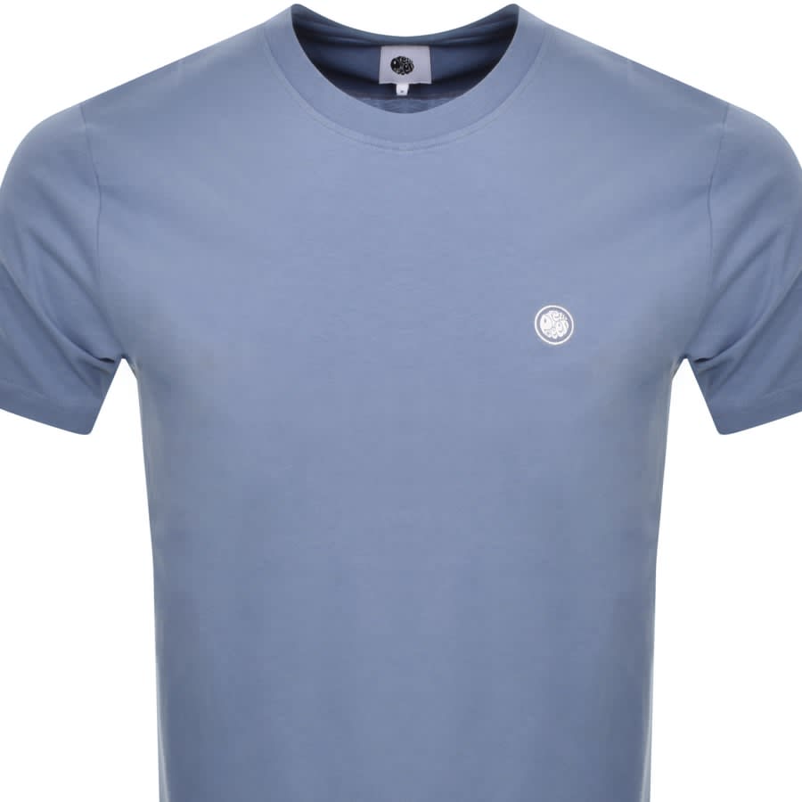 Pretty Green Mitchell Crew Neck T Shirt Blue