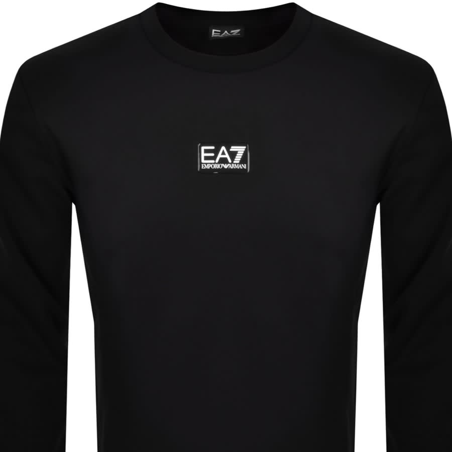 Ea7 clearance sweatshirt black