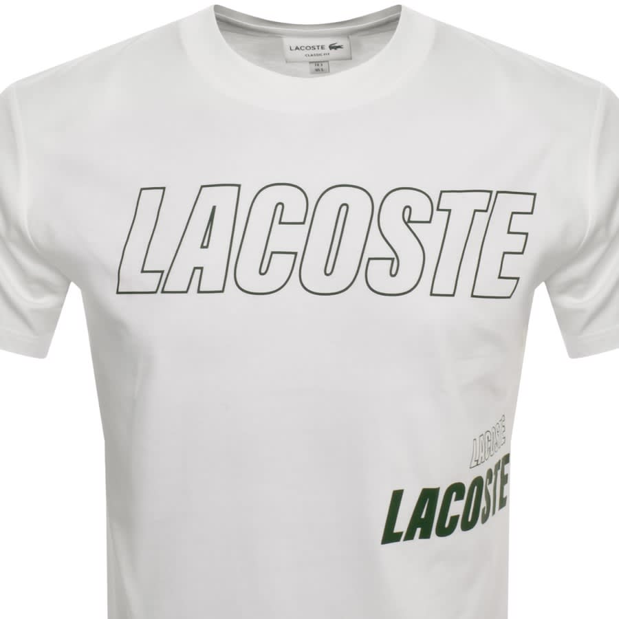 Lacoste logo t sales shirt