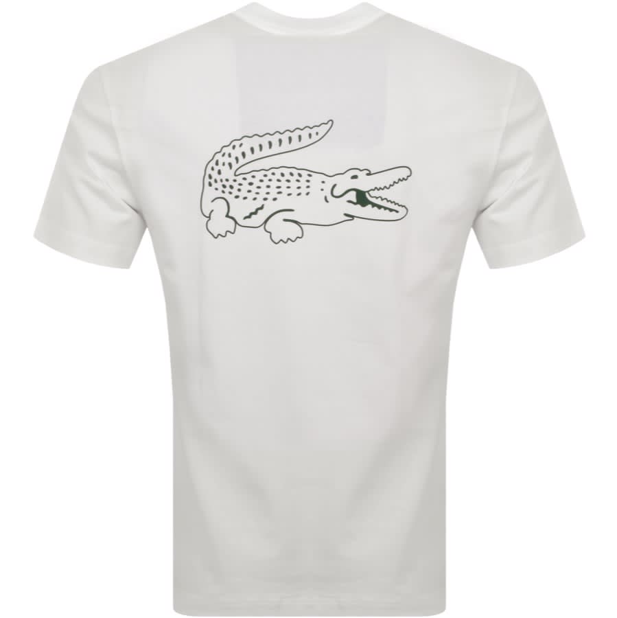 Lacoste online logo white