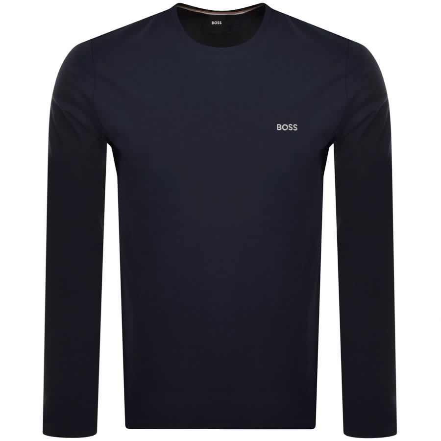 Boss navy t shirt sale