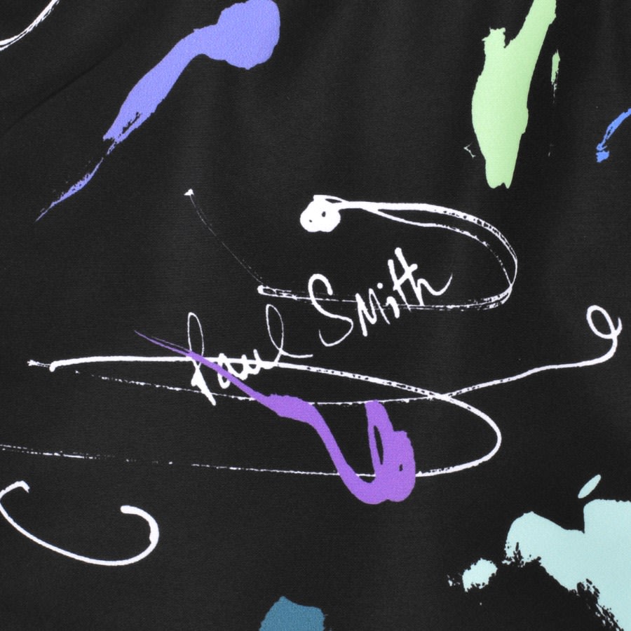 Paul Smith Paint Mark Swim Shorts Black Mainline Menswear