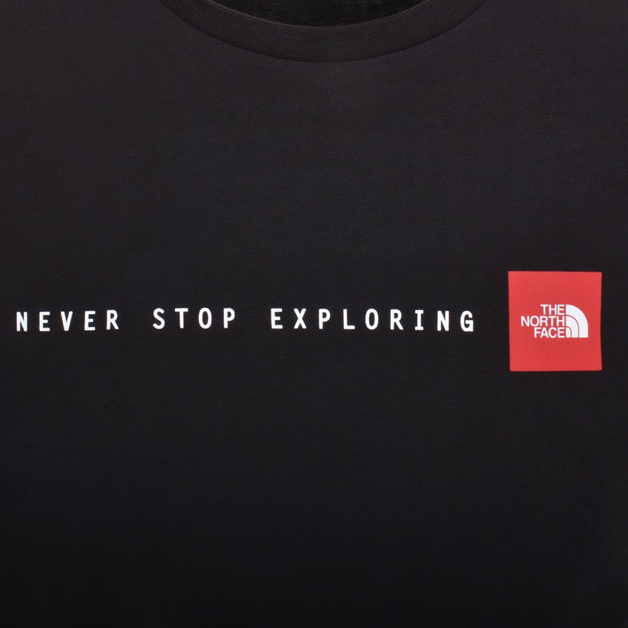 The North Face Logo T Shirt Black