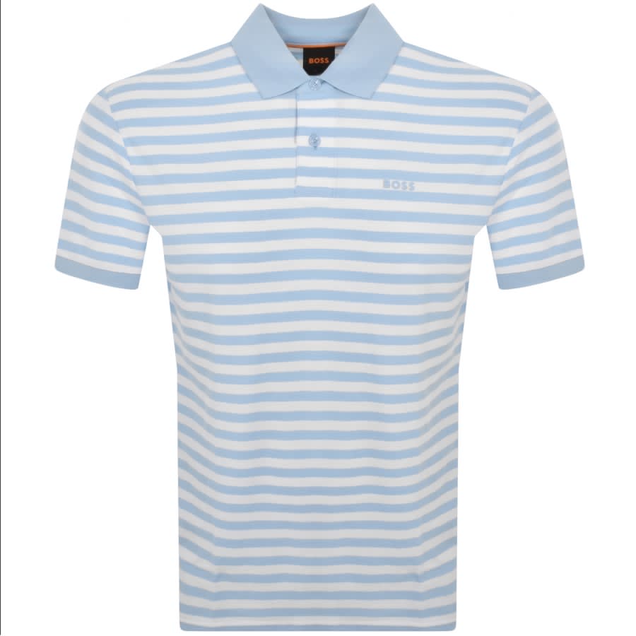 Hugo boss striped outlet polo