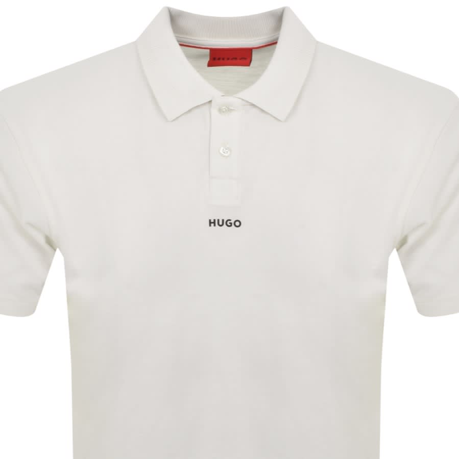 HUGO Dangula Polo T Shirt Off White Mainline Menswear Ireland
