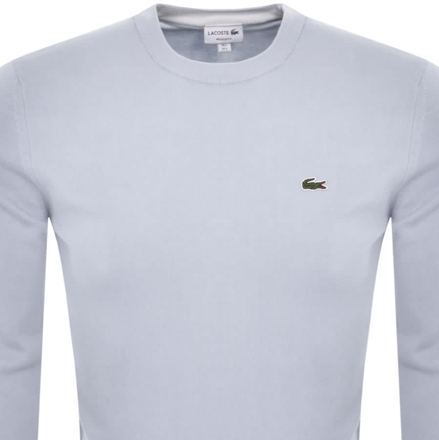 Lacoste Crew Neck Knit Jumper Blue
