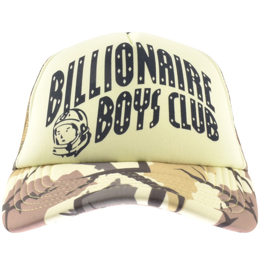 Billionaire Boys Club Arch Logo Trucker Cap Beige | Mainline Menswear