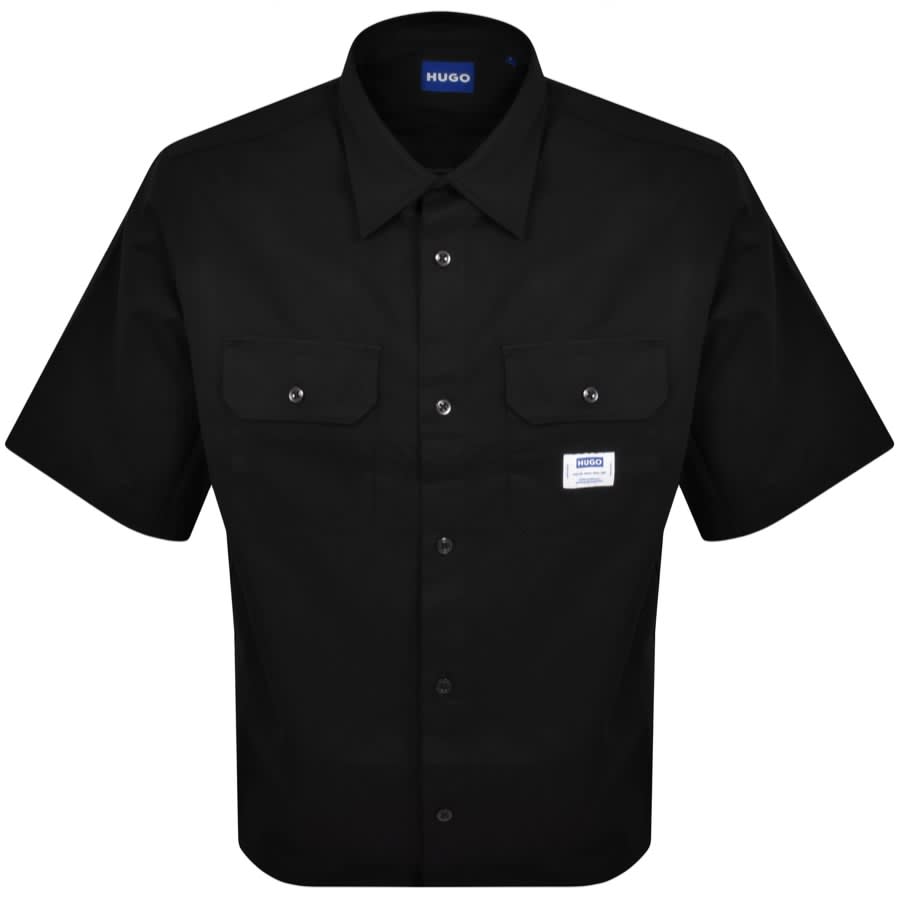 black and blue designer shirt