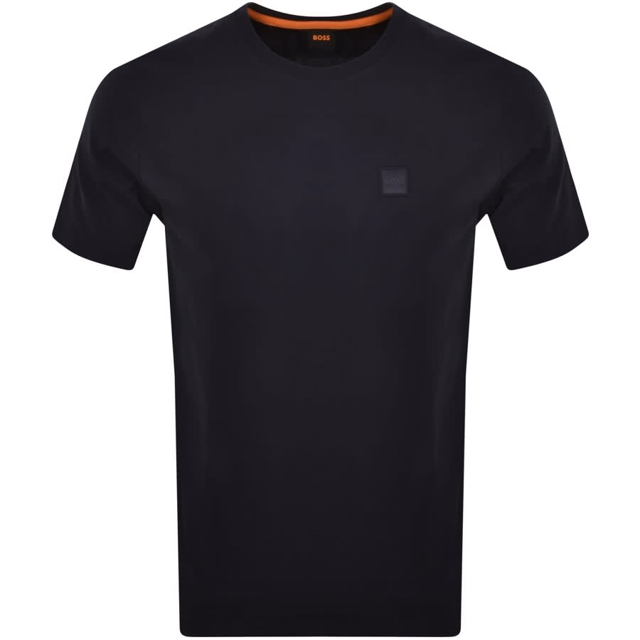 BOSS Tales T Shirt Navy | Mainline Menswear