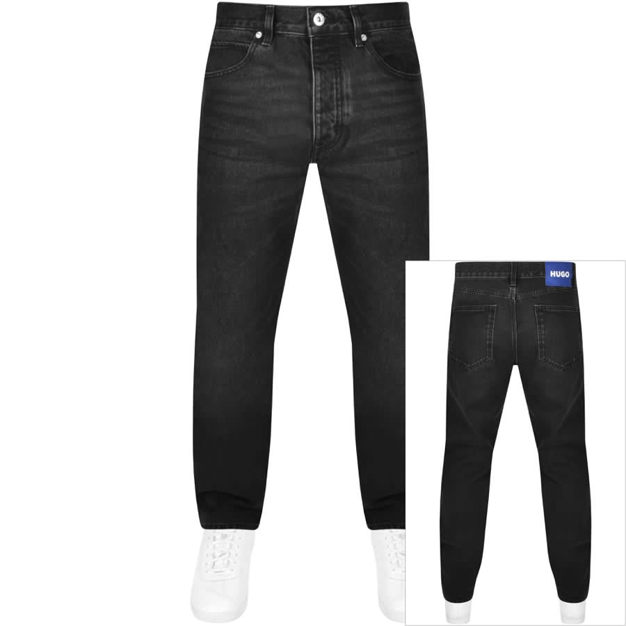 HUGO Blue Jonah Jeans Black Mainline Menswear