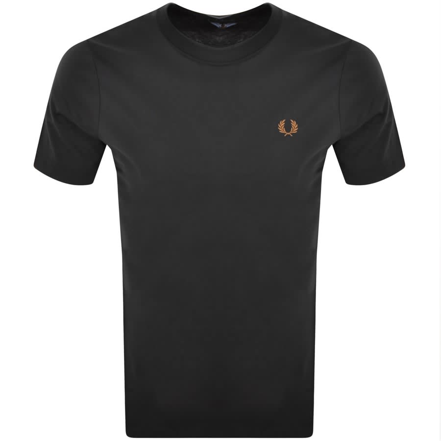Fred Perry Crew Neck T Shirt Grey | Mainline Menswear