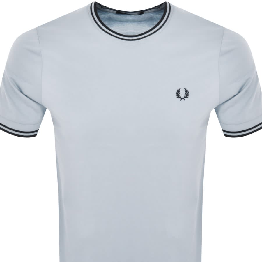 Fred perry twin tipped t sales shirt blue