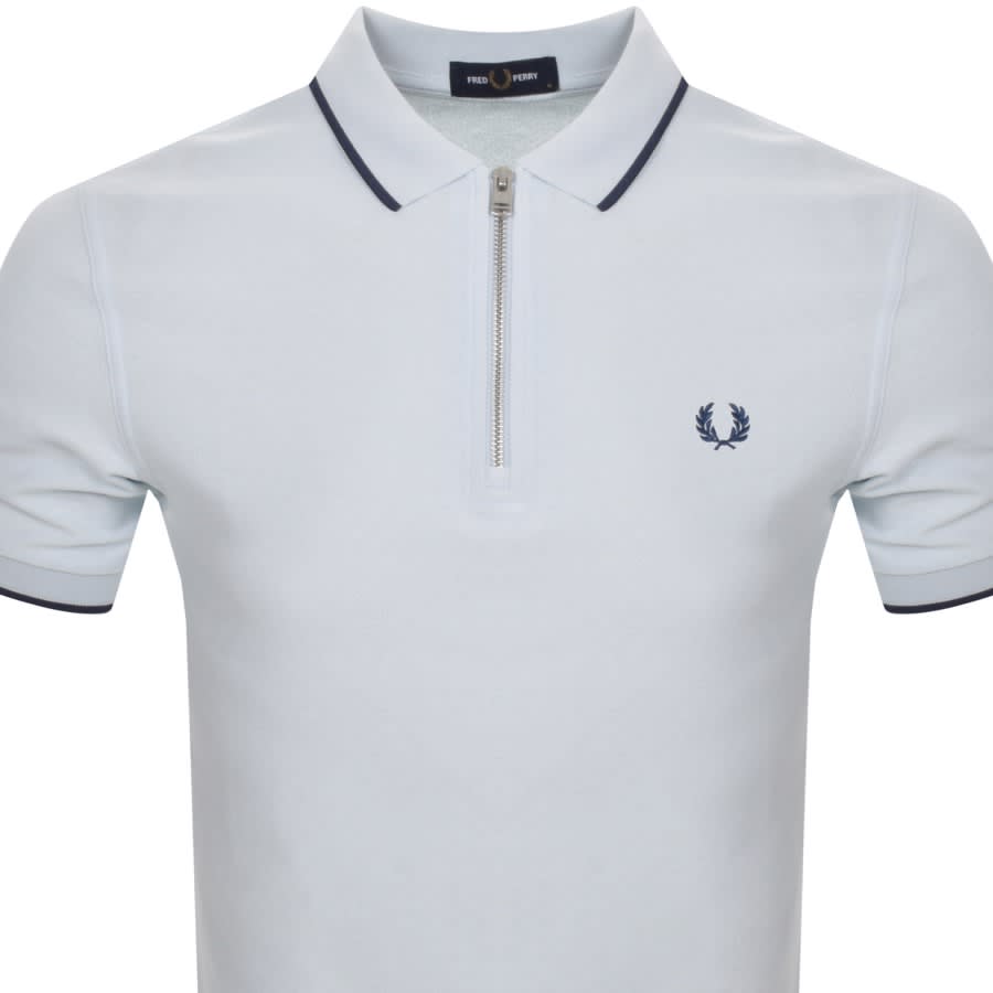 Polo fred perry azzurra on sale
