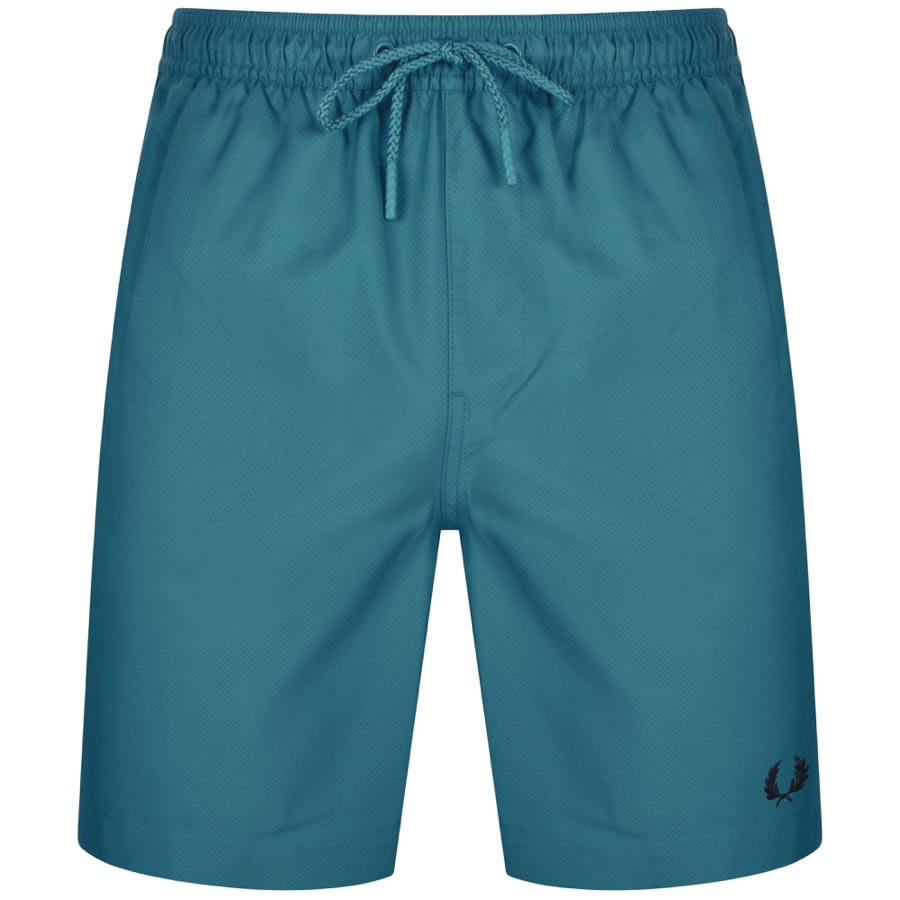 Fred Perry Classic Swim Shorts Blue | Mainline Menswear