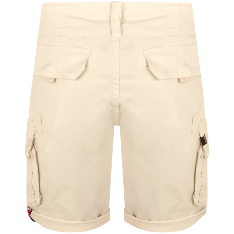 Alpha Industries Crew Shorts Cream