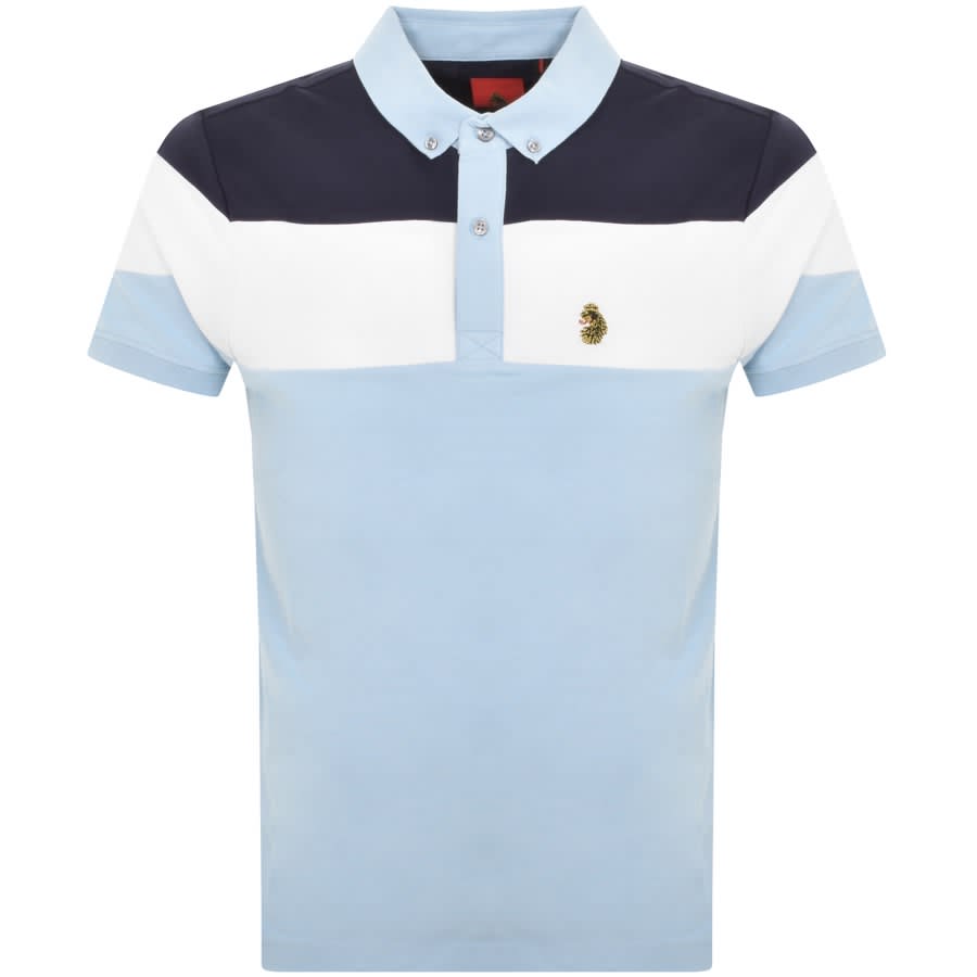 Luke 1977 Sharkey Polo T Shirt Blue