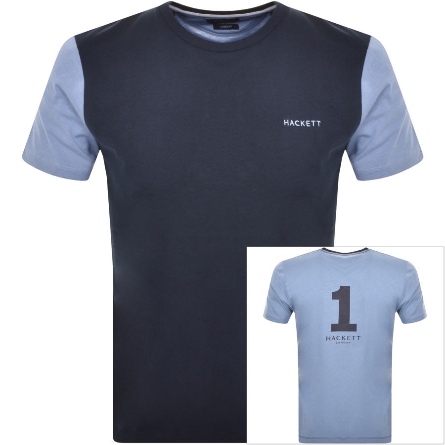 Hackett London Amr Logo T B T-Shirt Manica Corta Per Bambini E Ragazzi - Stampe Logo E Ali AMR