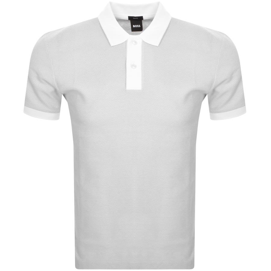 BOSS Phillipson 37 Polo T Shirt White Mainline Menswear