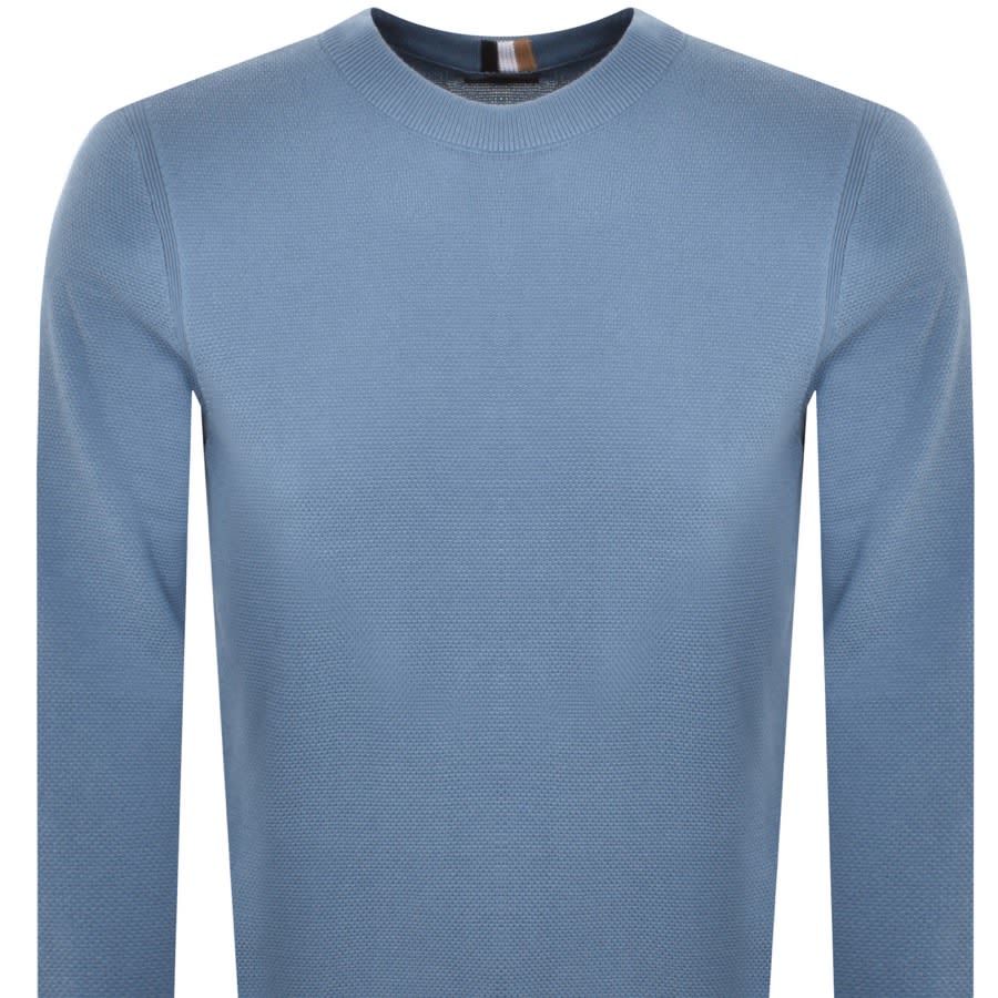 Blue boss jumper cheap