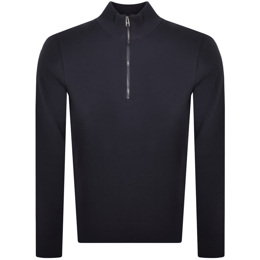Boss navy jumper discount