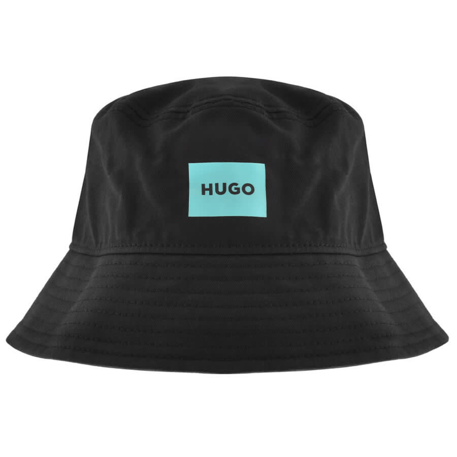 HUGO Larry F Bucket Hat Black  Mainline Menswear United States