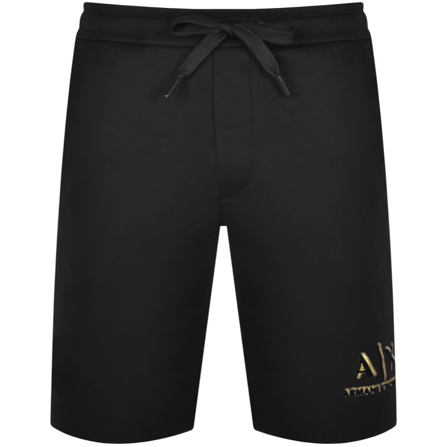Armani Exchange Jersey Shorts Black Mainline Menswear