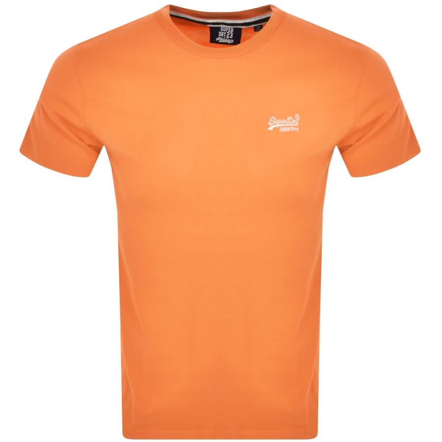 Superdry t shirt orange clearance