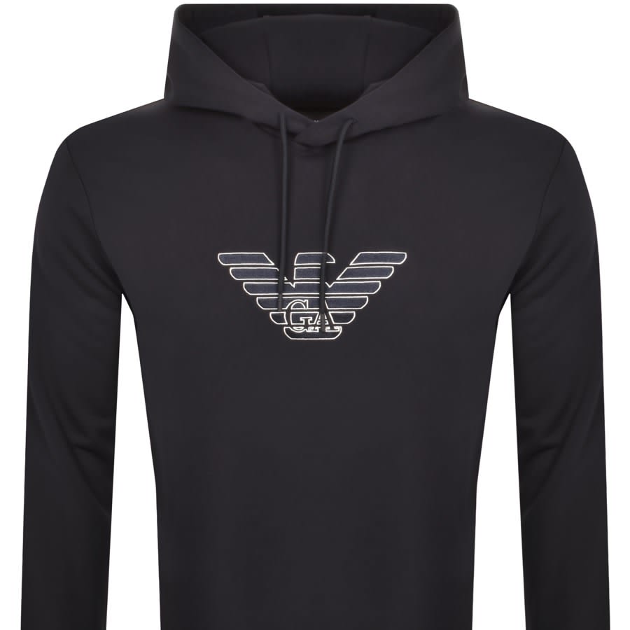Navy armani hoodie 2025