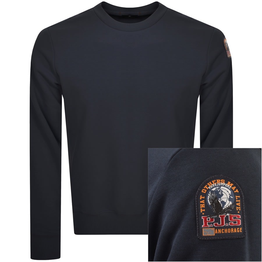 Parajumpers K2 Sweatshirt Navy | Mainline Menswear 