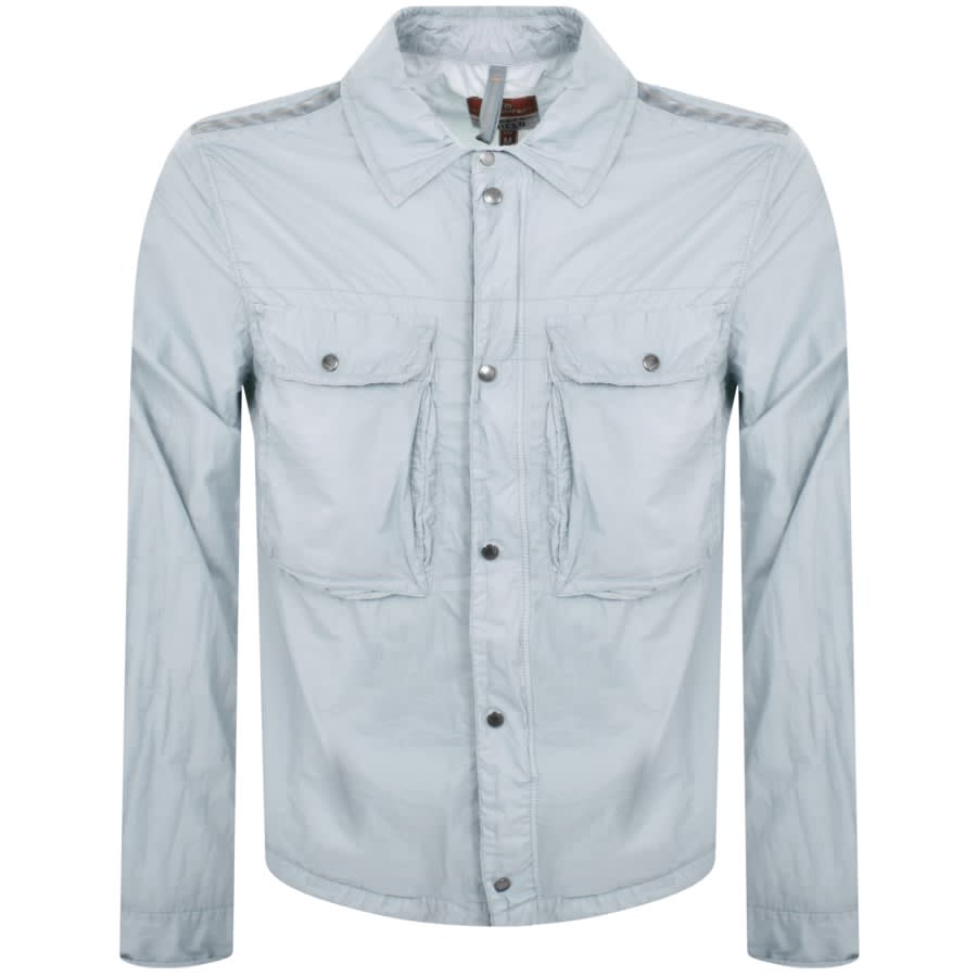 Stone island overshirt light blue cheap