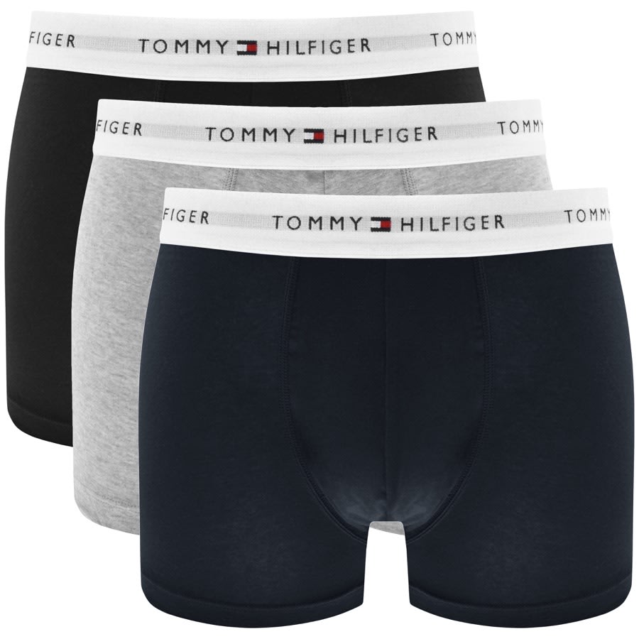 Tommy Hilfiger Underwear Three Pack Trunks Navy