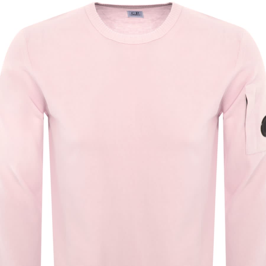 CP Company Crepe Knit Jumper Pink Mainline Menswear Canada