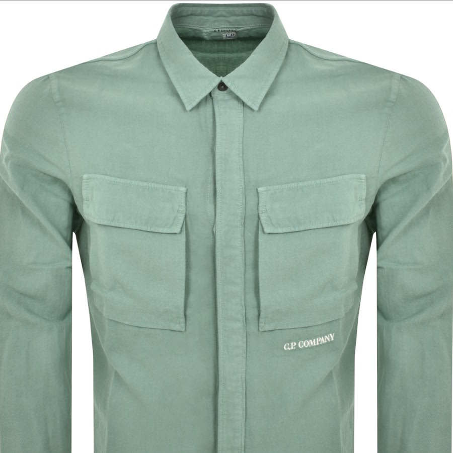 CP Company Long Sleeve Shirt Green