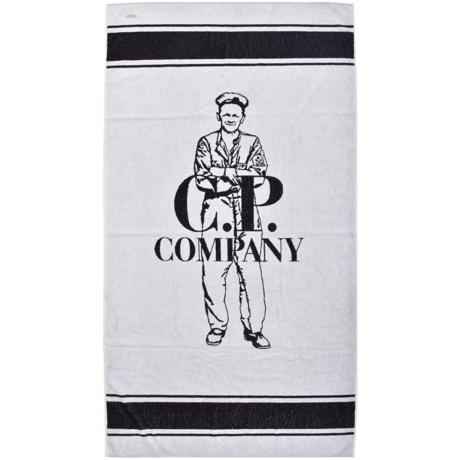 CP Company Beach Towel White