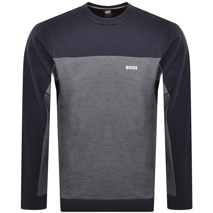 Boss best sale navy sweatshirt